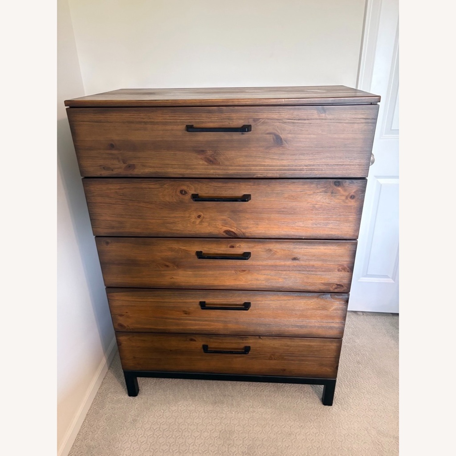 Magnolia Dark Brown Wood Chest - image-3