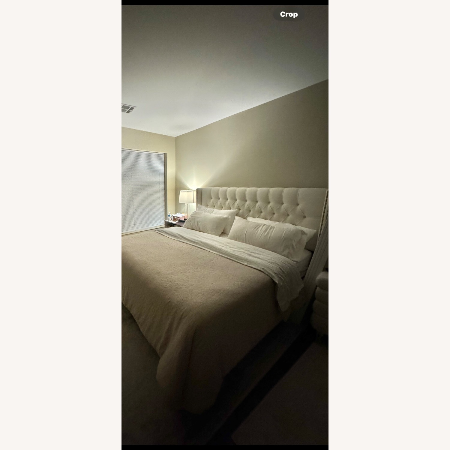 Cornelius Wingback King-size Upholstered Bed - image-3