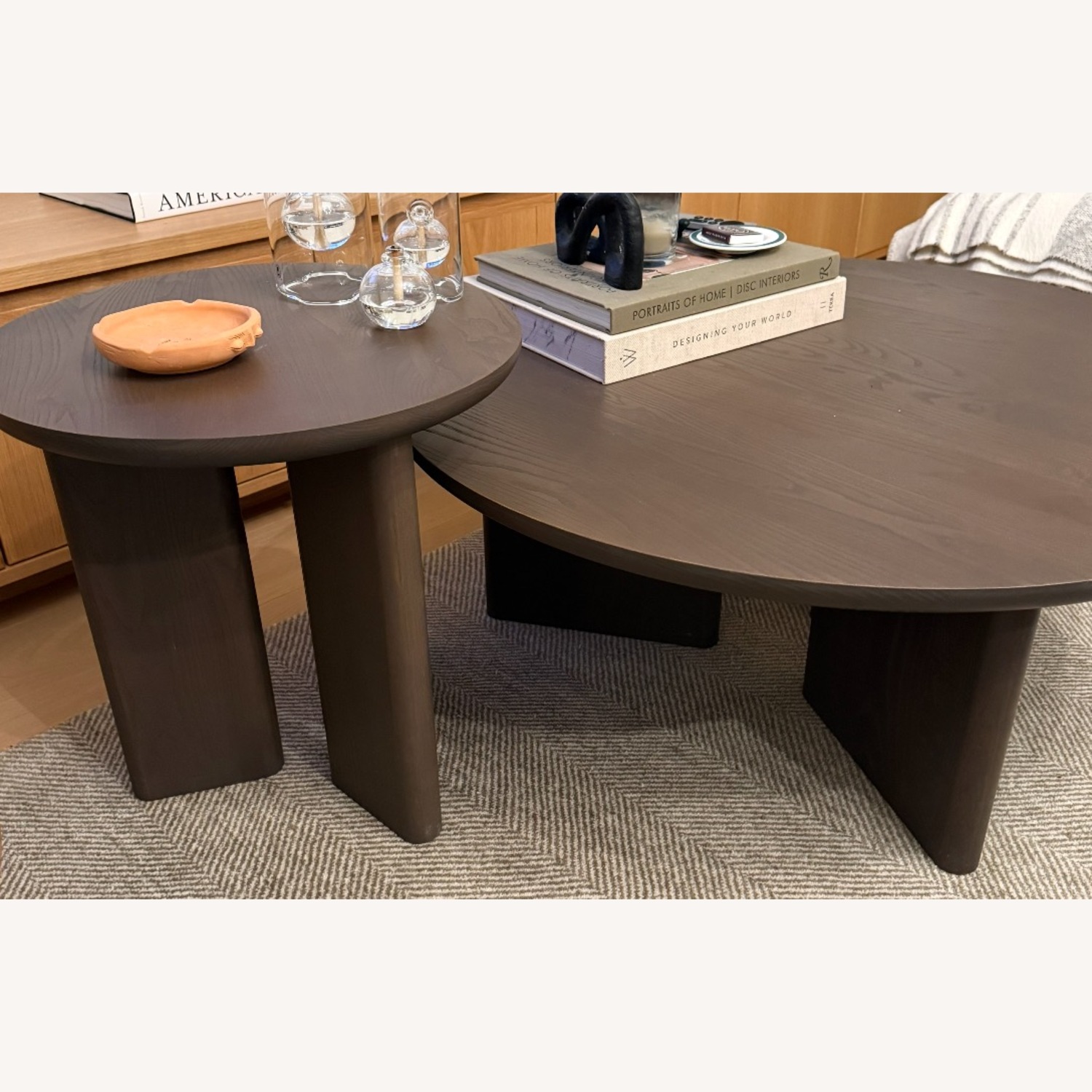 Maiden Home Morro Dark Brown Wood Coffee Table - image-1