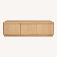 Room & Board Keaton Natural Wood Media Storage