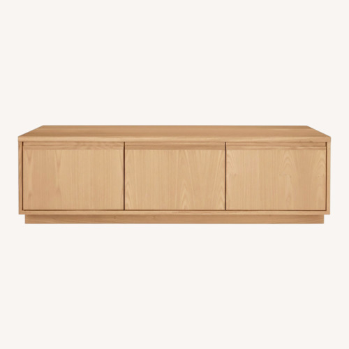 Used Room & Board Keaton Natural Wood Media Storage for sale on AptDeco