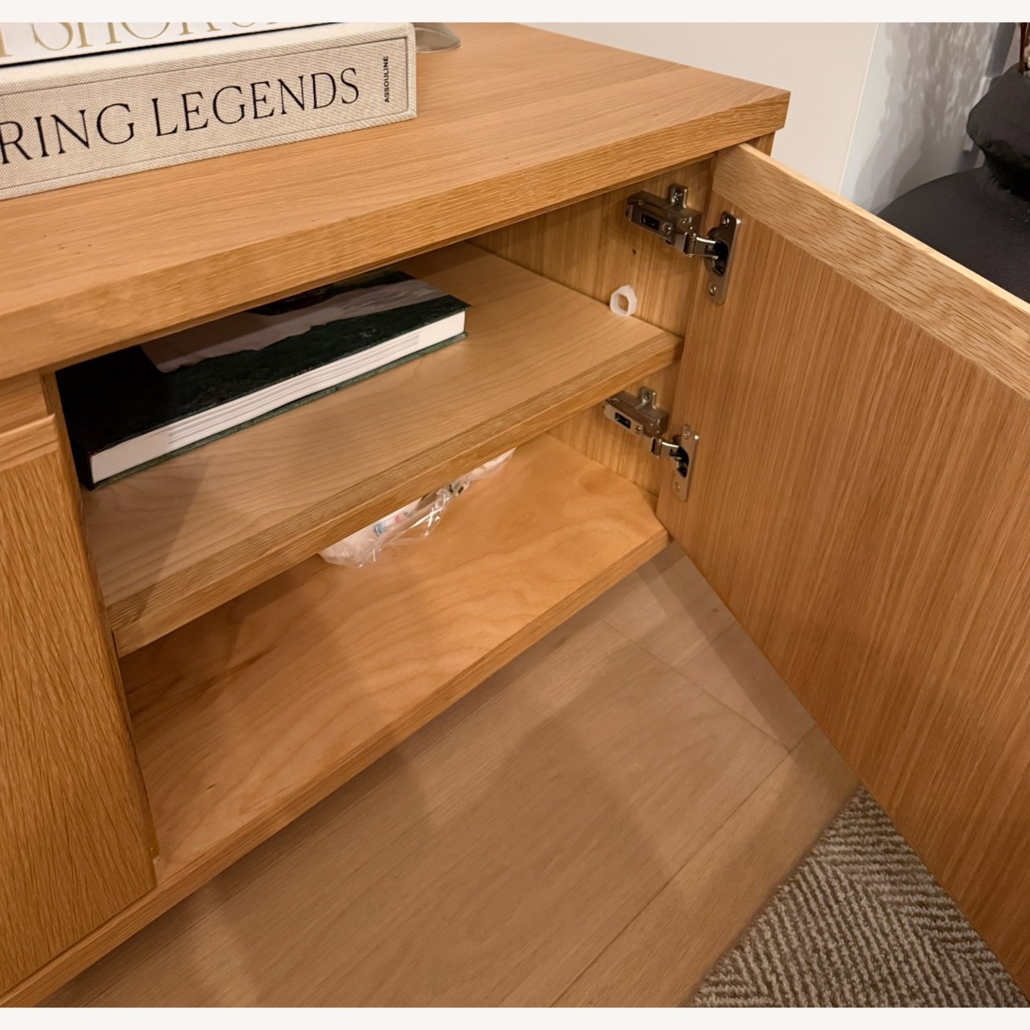 Room & Board Keaton Natural Wood Media Storage - image-4