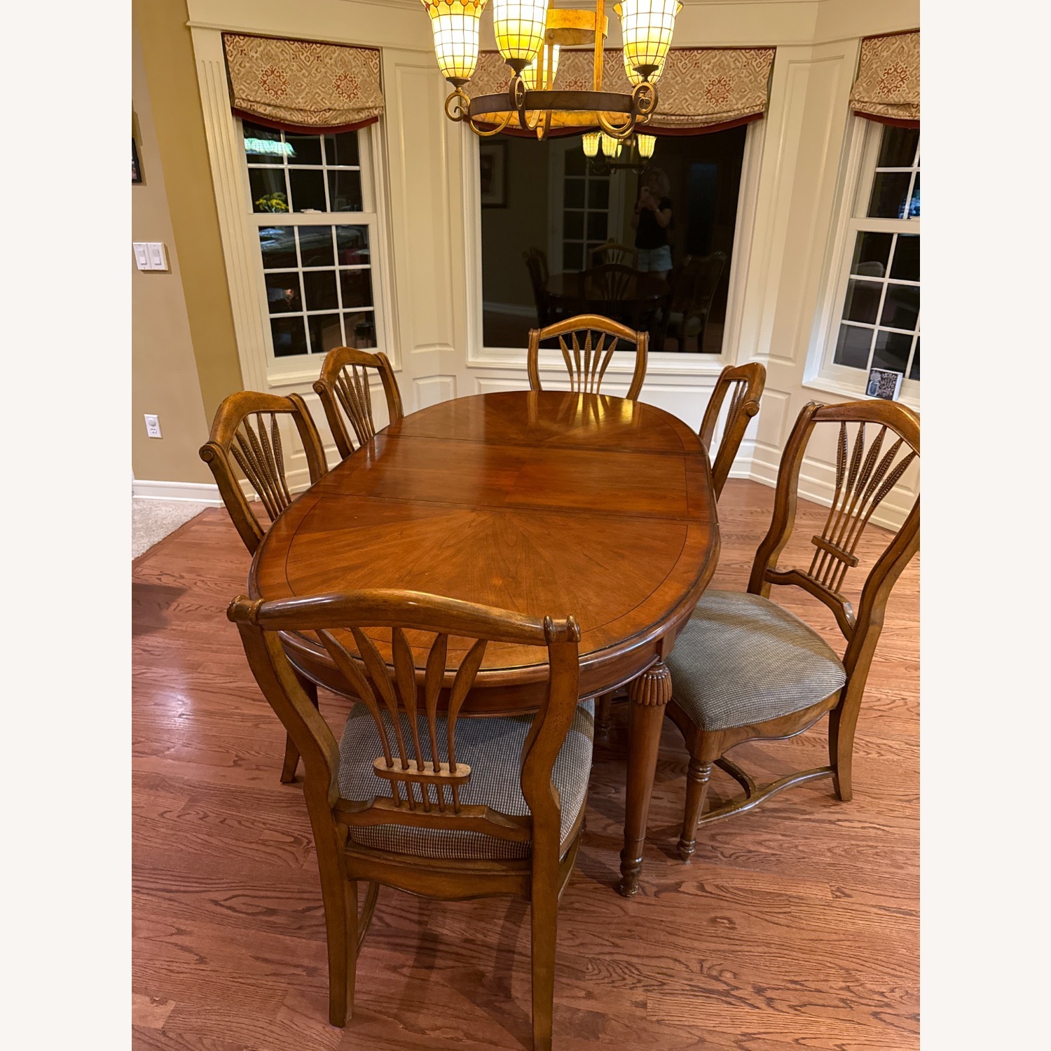 Drexel Dark Brown Wood Dining Set - image-1