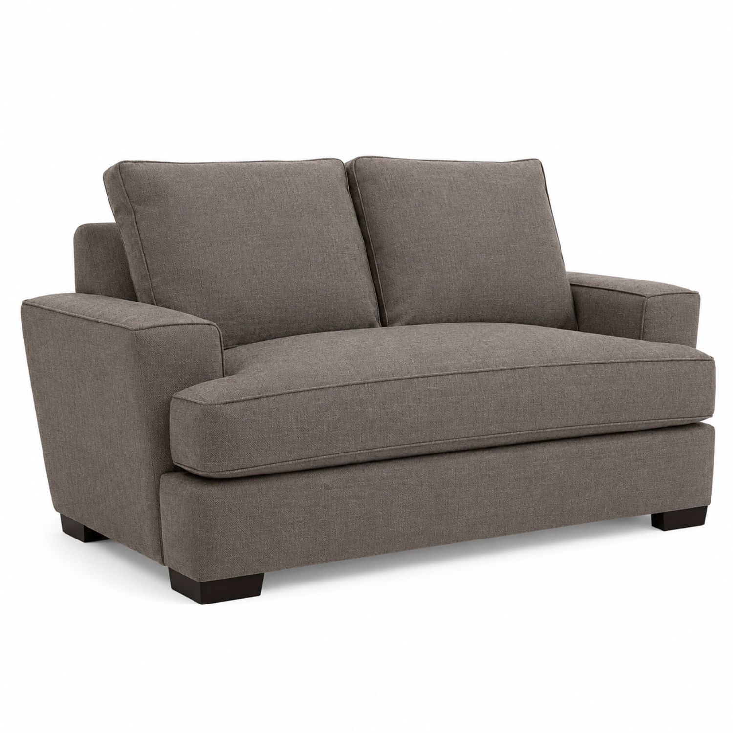 Macy's Ainsley Light Gray Fabric Loveseat - image-5