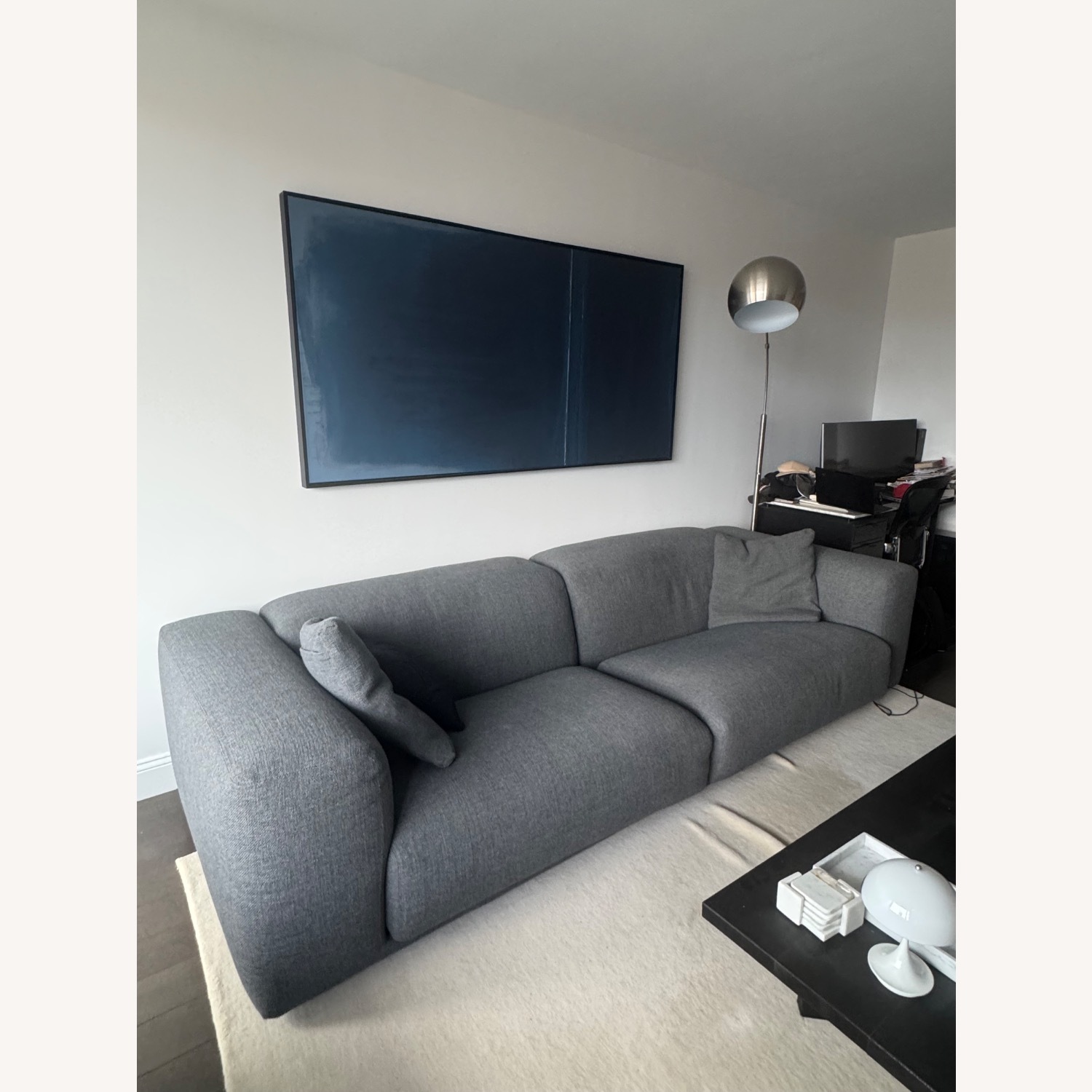Case Furniture Kelston 115” Dark Gray 3+ Seater Sofa - image-3