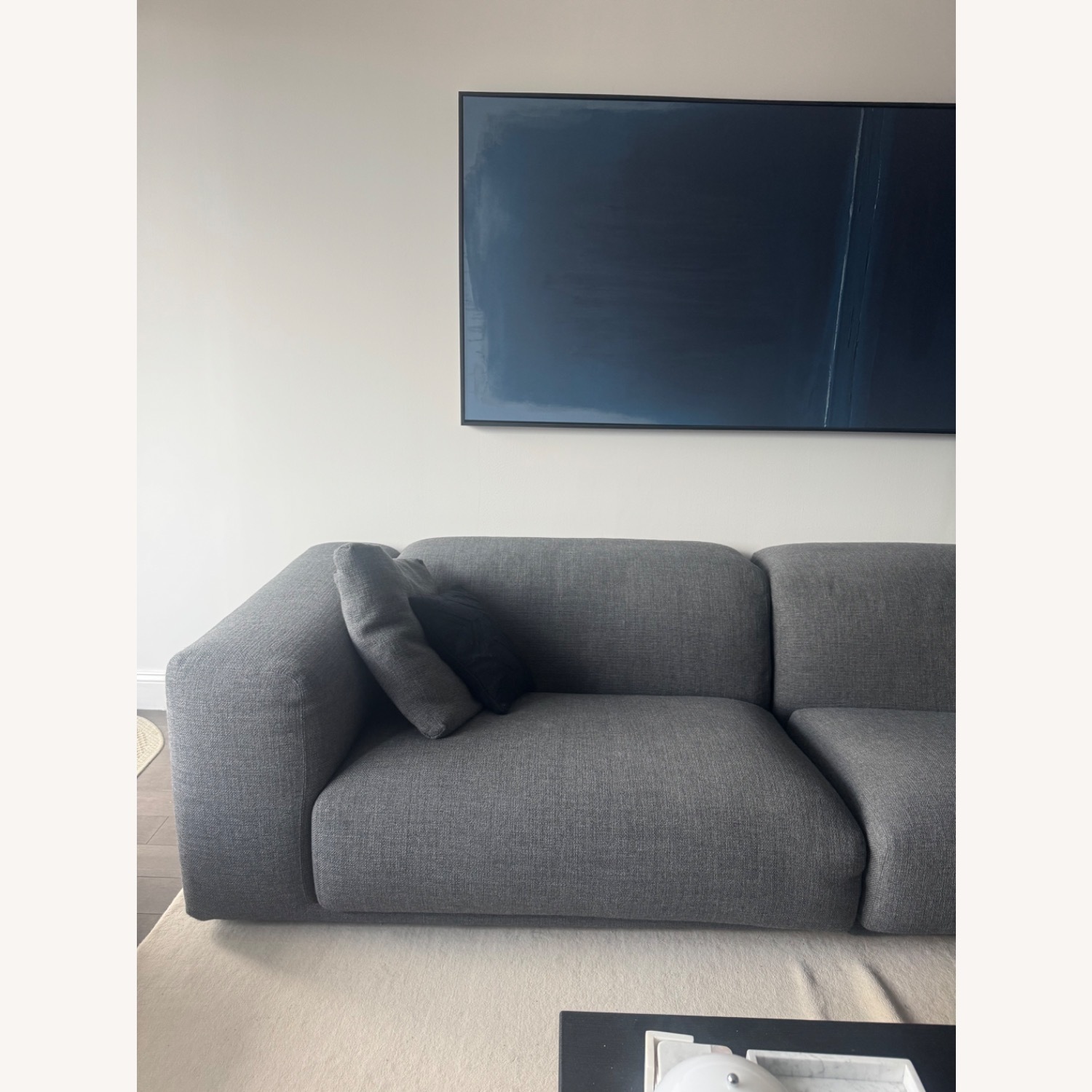 Case Furniture Kelston 115” Dark Gray 3+ Seater Sofa - image-2