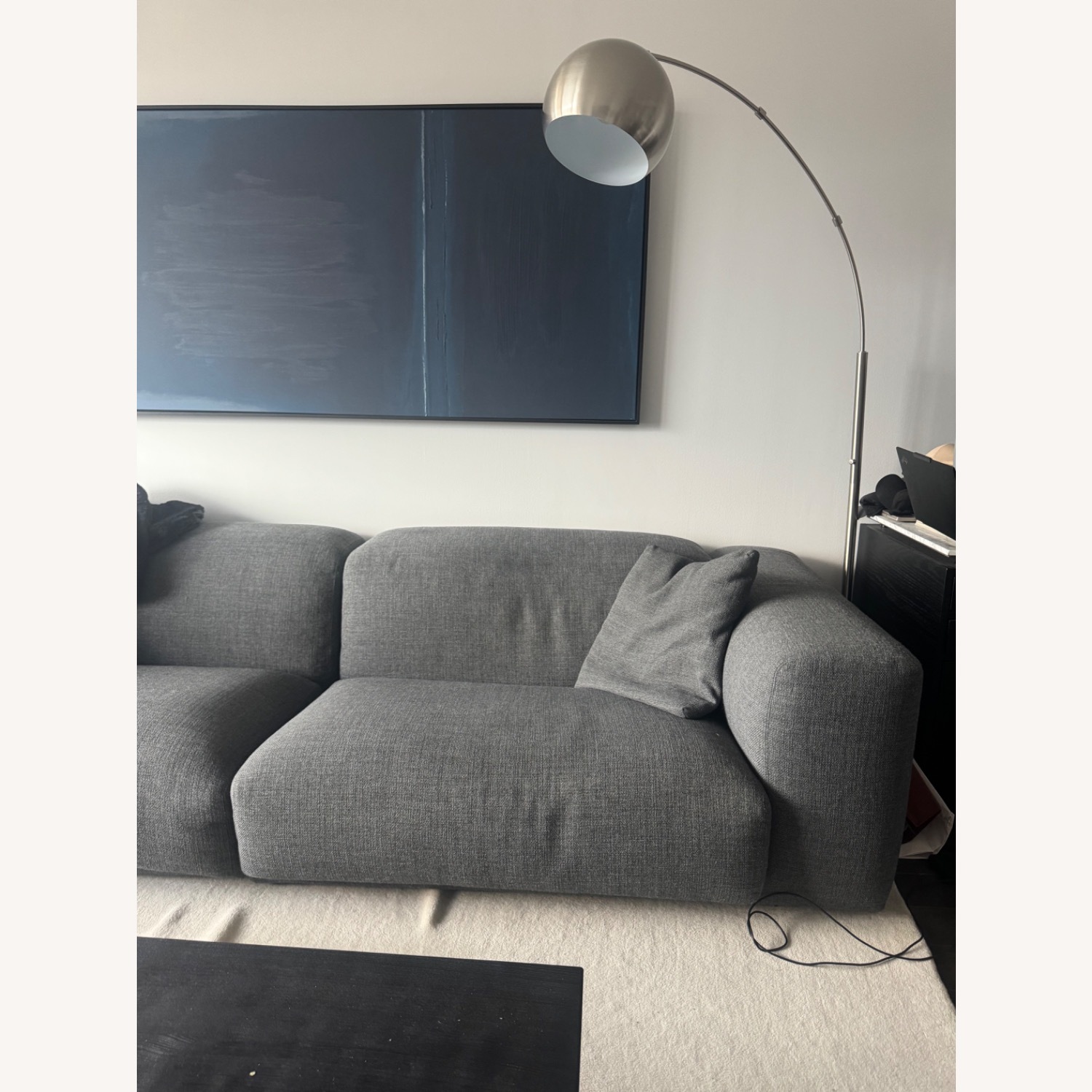 Case Furniture Kelston 115” Dark Gray 3+ Seater Sofa - image-4