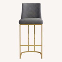 Wade Logan Pink Velvet Stools