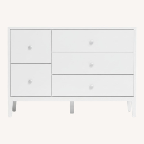 Used Crate & Barrel White Wood Dresser for sale on AptDeco