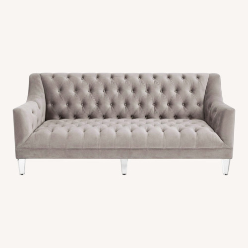 Used Z Gallerie Simone Light Gray Fabric Sofa for sale on AptDeco