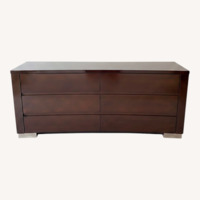 Dark Brown High Gloss Dresser