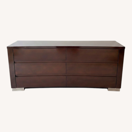 Used Dark Brown High Gloss Dresser for sale on AptDeco