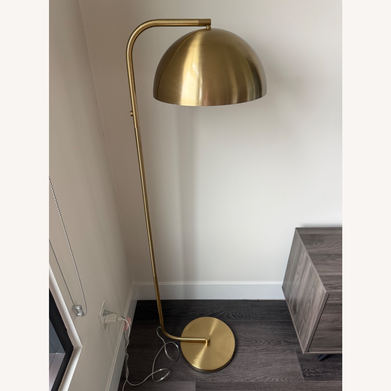 Valencia Modern Gold Floor Lamp - image-1