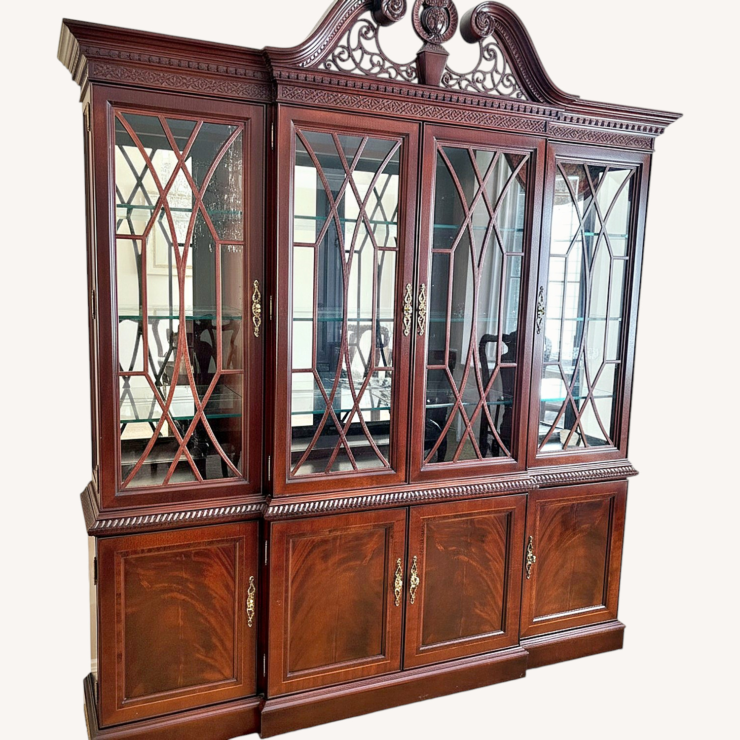Bernhardt Furniture Dark Brown Wood Sideboard - image-0