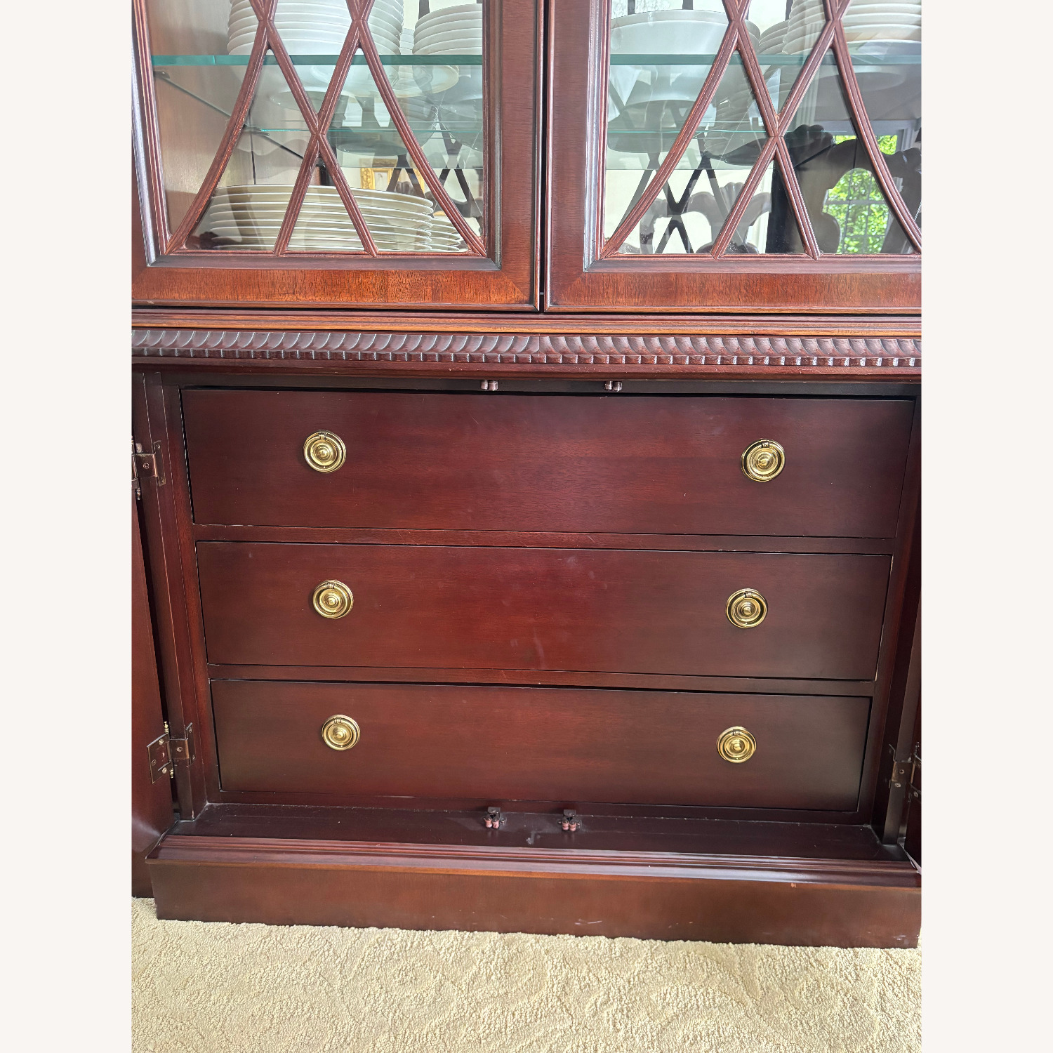 Bernhardt Furniture Dark Brown Wood Sideboard - image-5