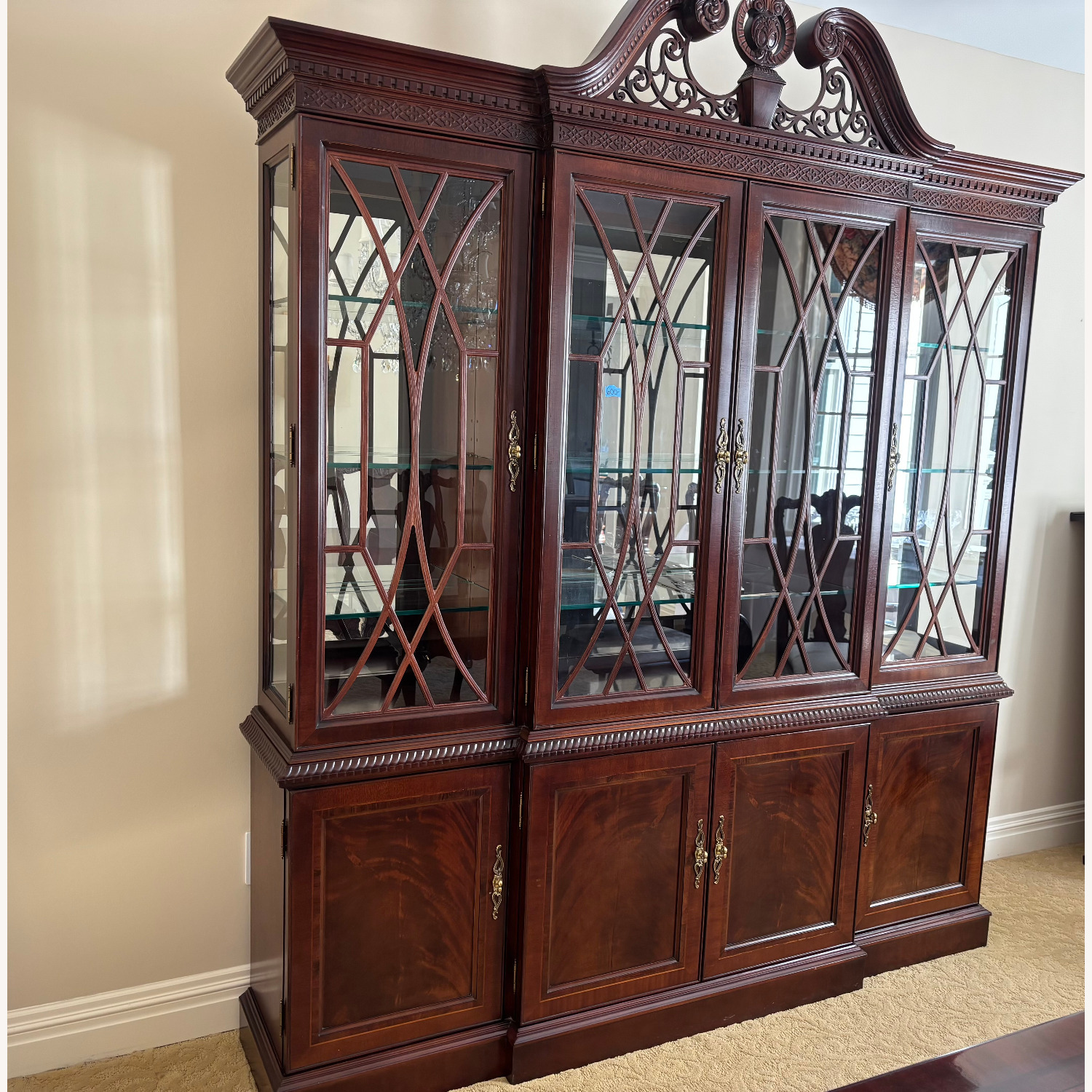 Bernhardt Furniture Dark Brown Wood Sideboard - image-2