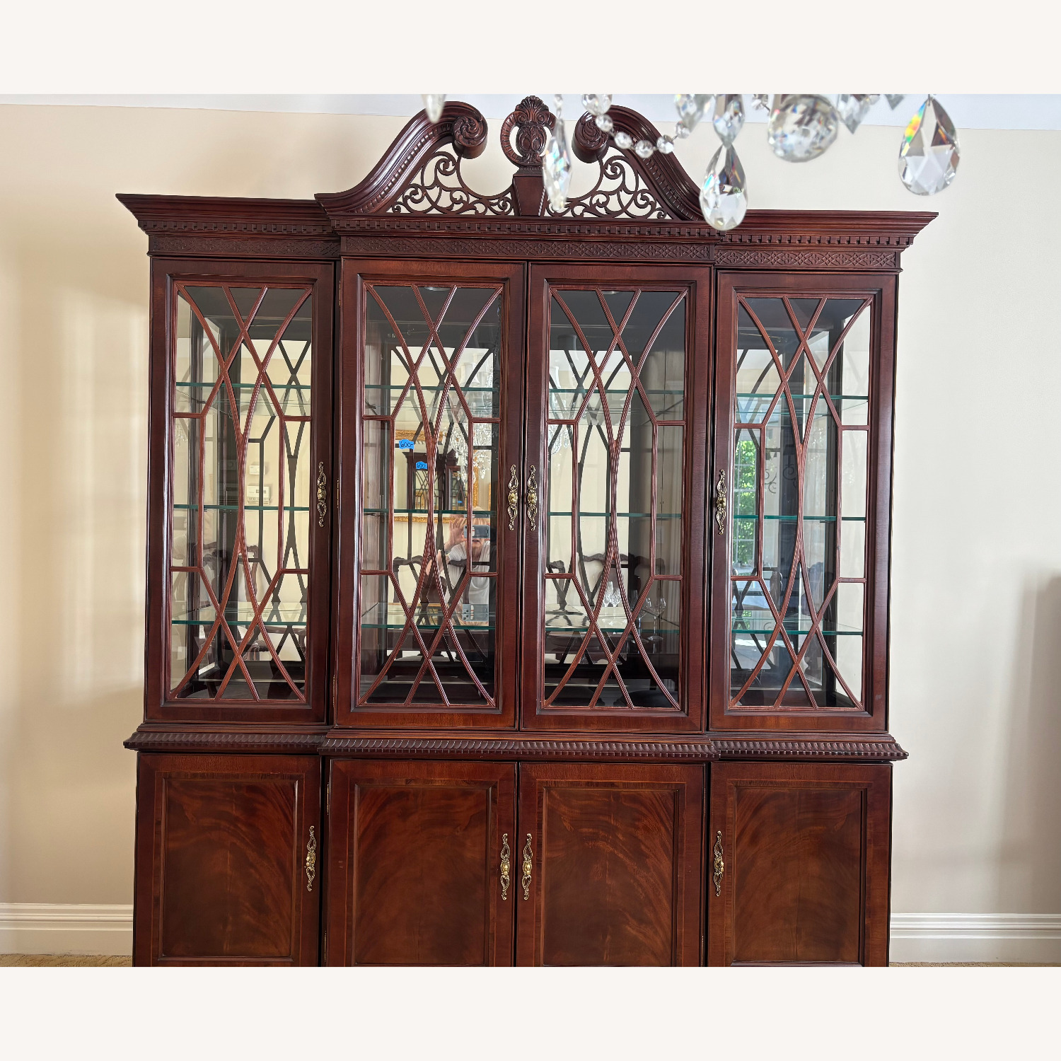 Bernhardt Furniture Dark Brown Wood Sideboard - image-1