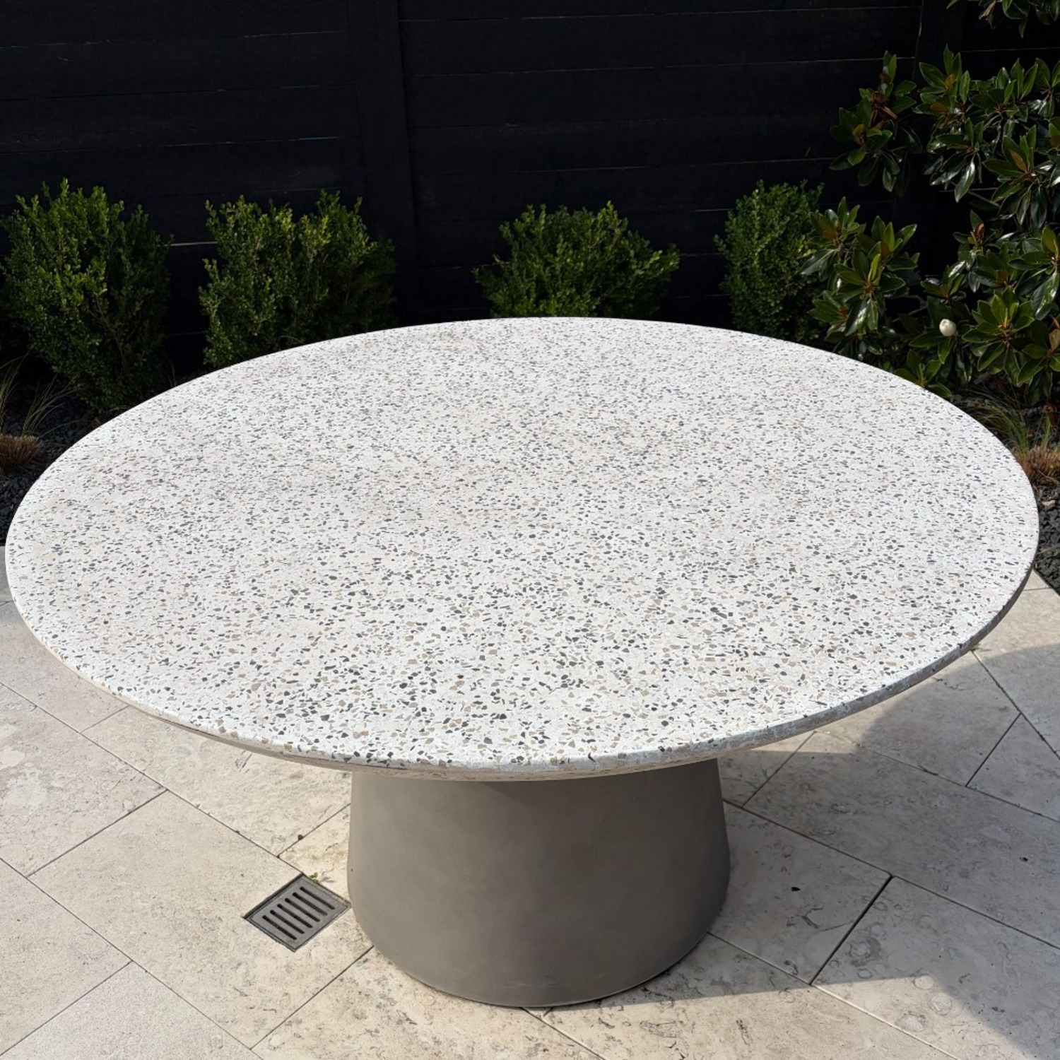 Arhaus Edgewater Outdoor Terrazzo Dining Table - image-3