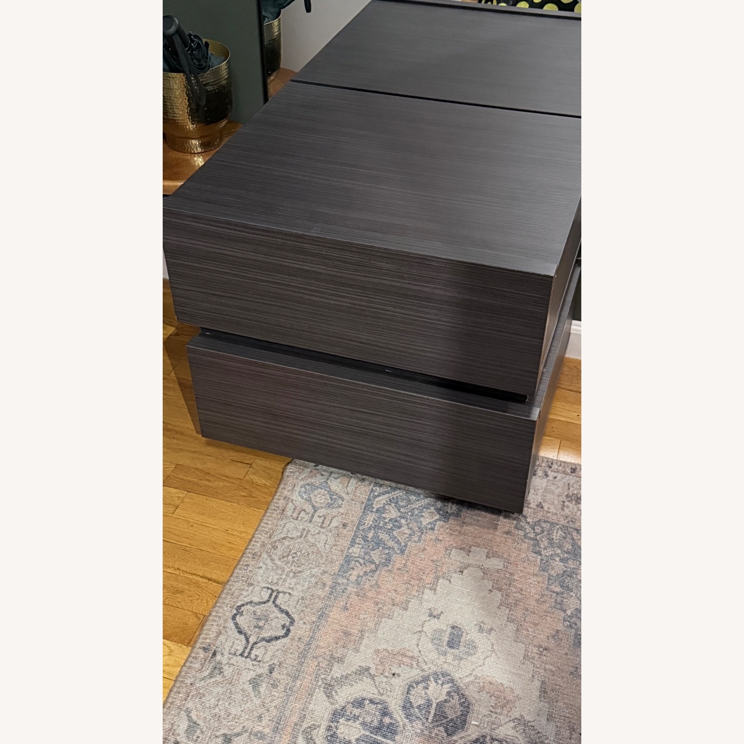 Lazzoni Dark Gray Nightstands - image-1