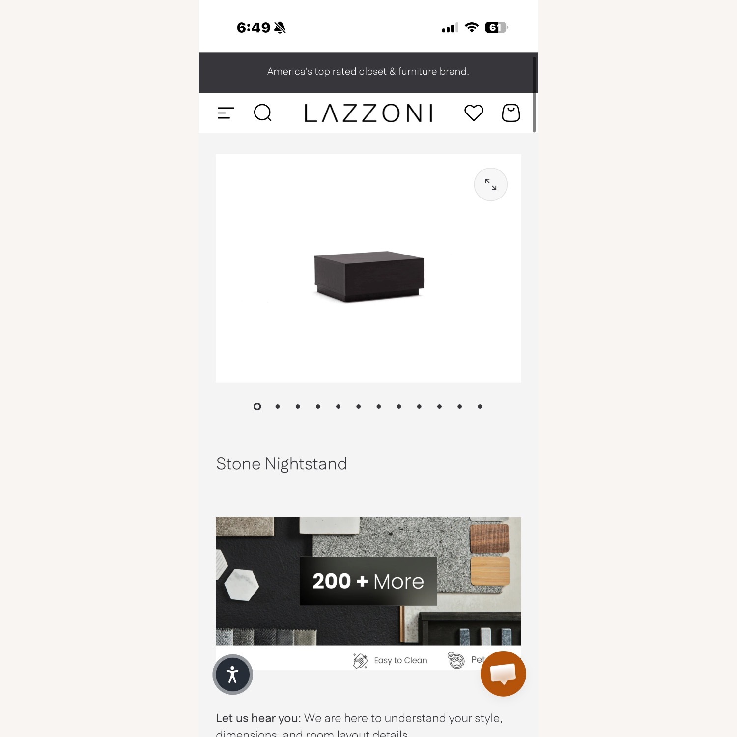 Lazzoni Dark Gray Nightstands - image-4