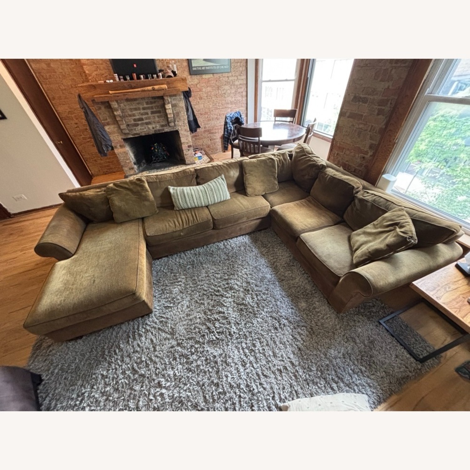Bauhaus Natural Fabric 3+ Piece Sectional - image-3