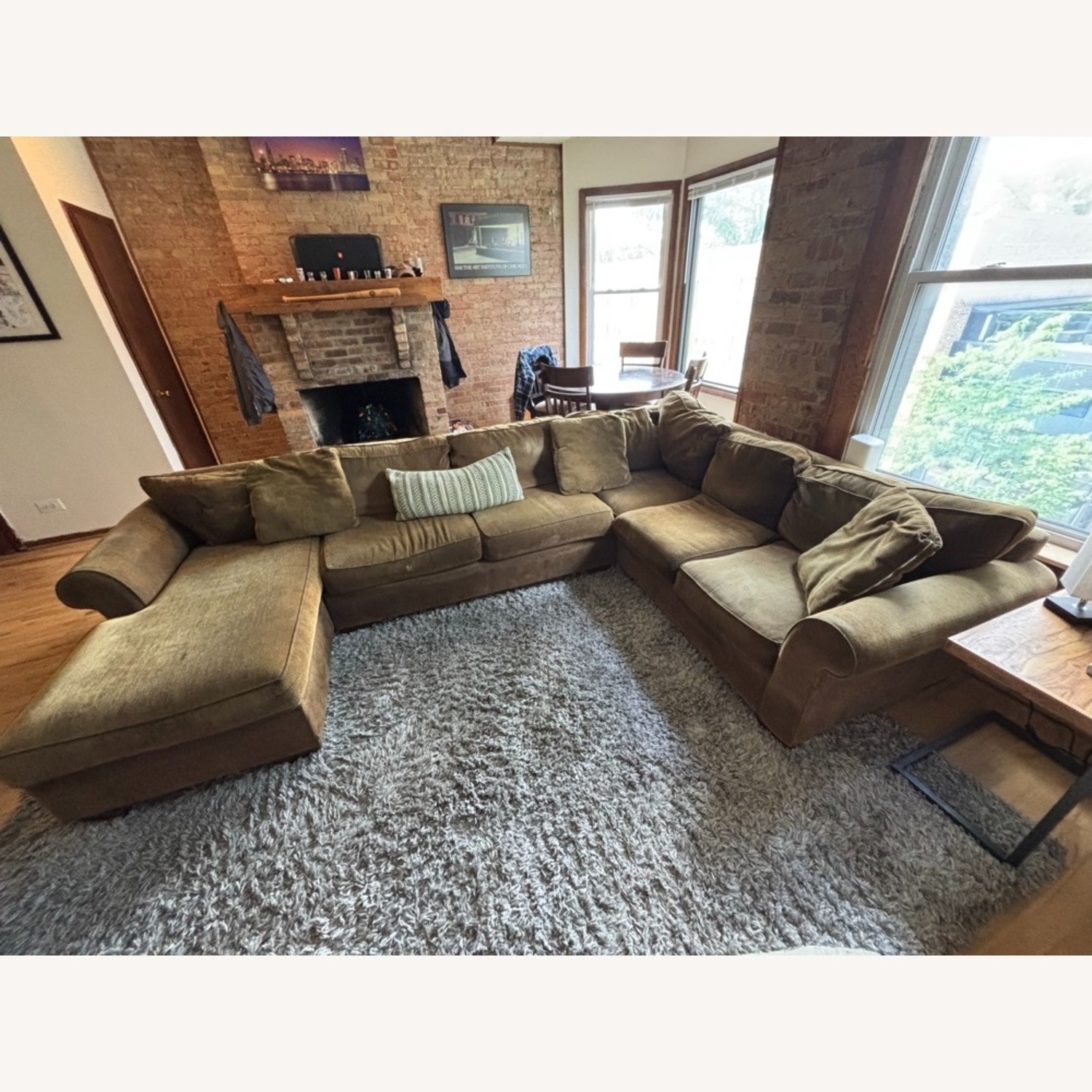 Bauhaus Natural Fabric 3+ Piece Sectional - image-2