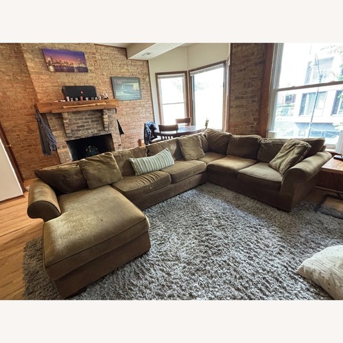 Used Bauhaus Natural Fabric 3+ Piece Sectional for sale on AptDeco
