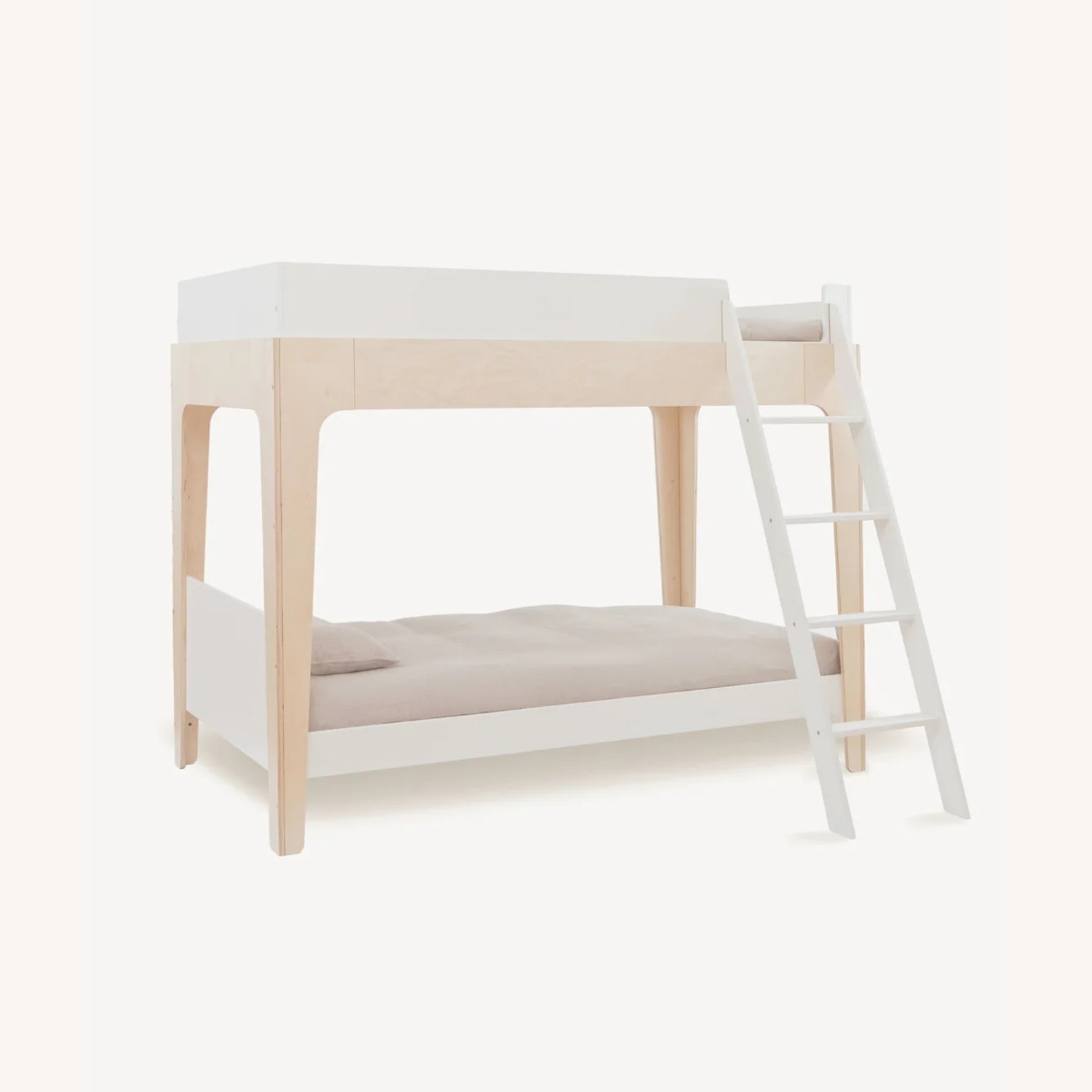 Oeuf Perch Bunk Bed White Wood Bunk Bed - image-5