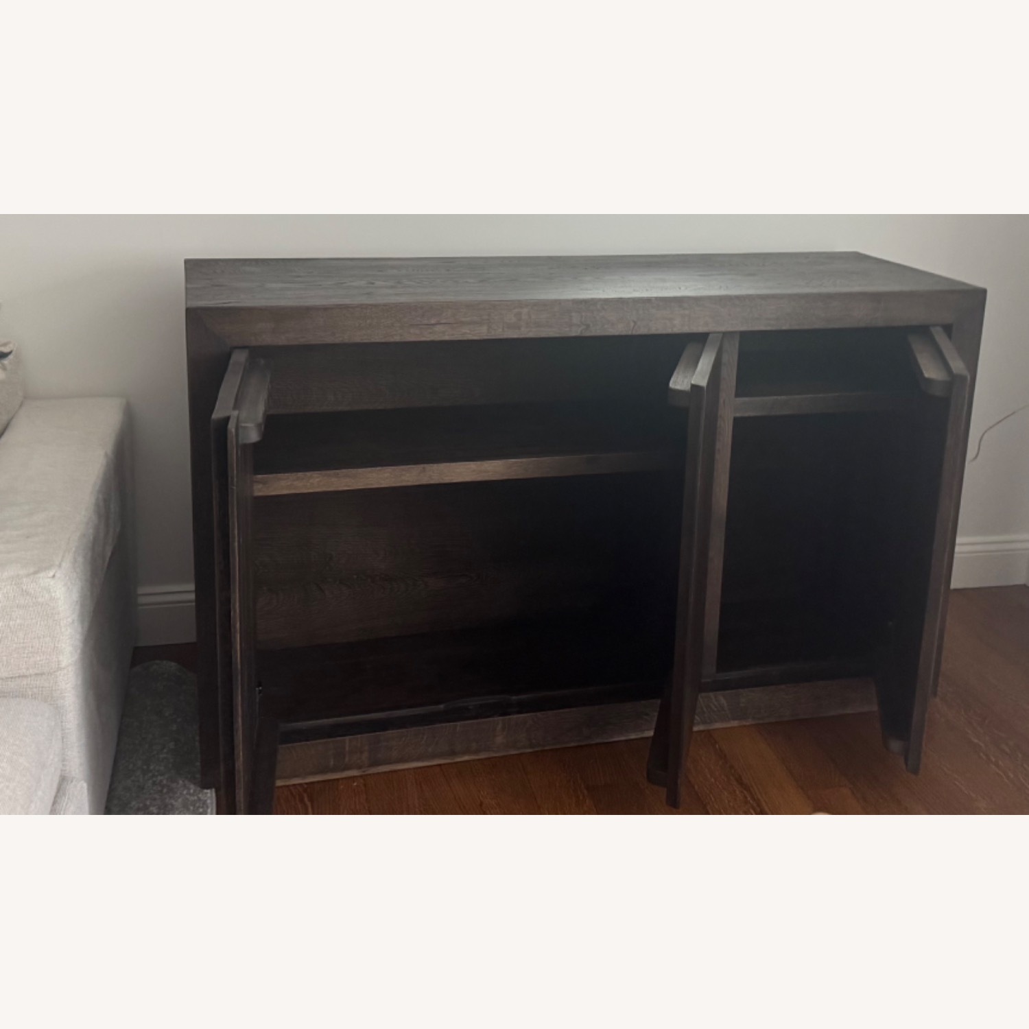 Restoration Hardware Reclaimed Oak Panel Triple-Door Sideboard - image-4