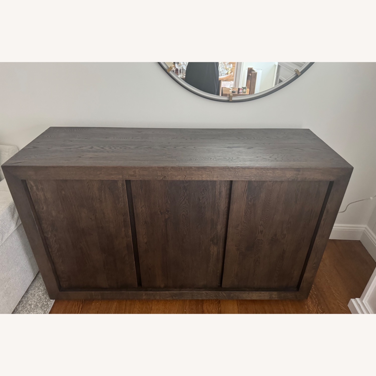 Restoration Hardware Reclaimed Oak Panel Triple-Door Sideboard - image-2