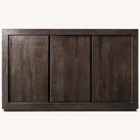 Restoration Hardware Reclaimed Oak Panel Triple-Door Sideboard