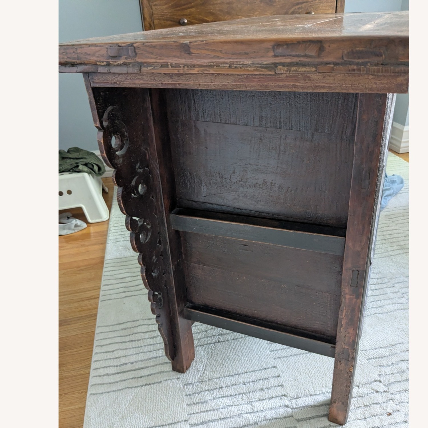 Antique 1900s Chinese 4-Drawer Kitchen Chest - image-8
