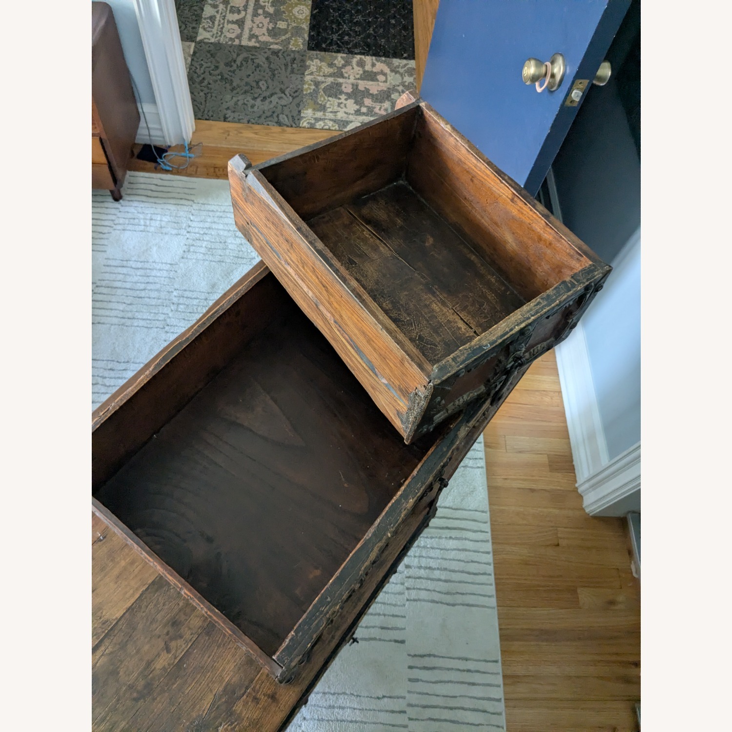 Antique 1900s Chinese 4-Drawer Kitchen Chest - image-3