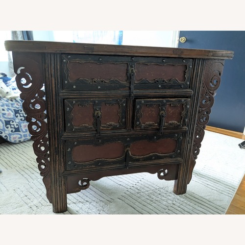Used Antique 1900s Chinese 4-Drawer Kitchen Chest for sale on AptDeco