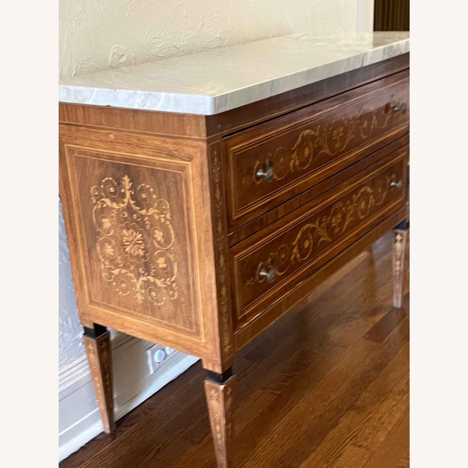 Vintage Marble Top Chest - image-2
