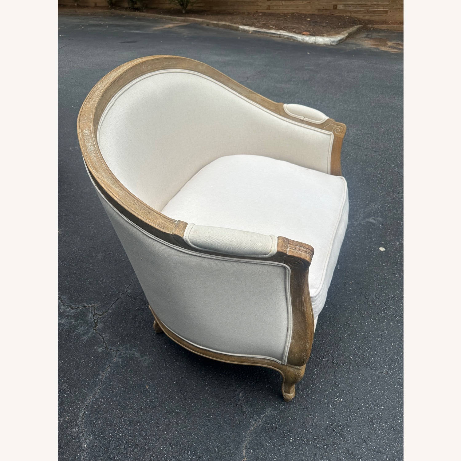 Ballard Designs Natural Chair and a Half - image-2