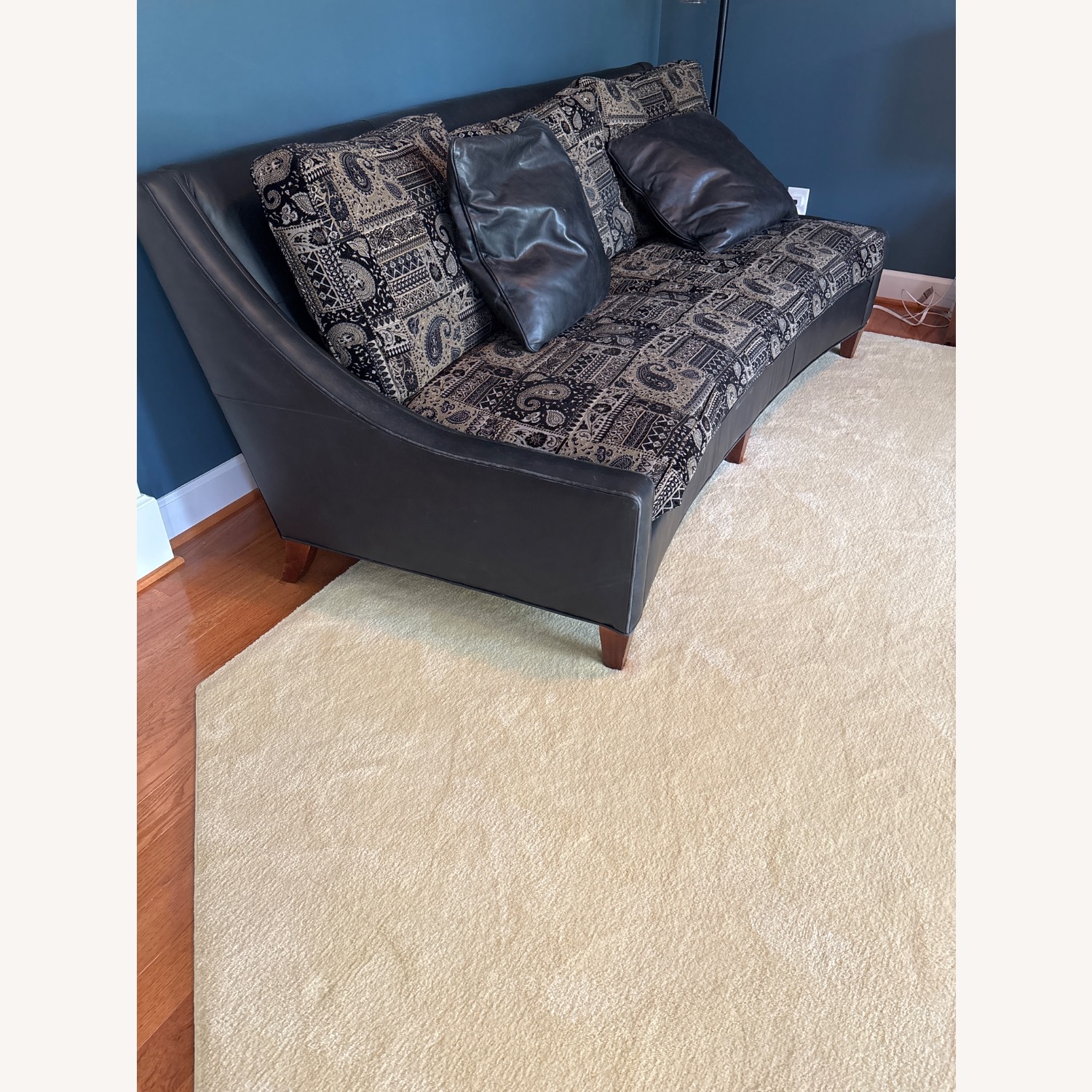 Leathercraft Leather/Fabric Sofa - image-3