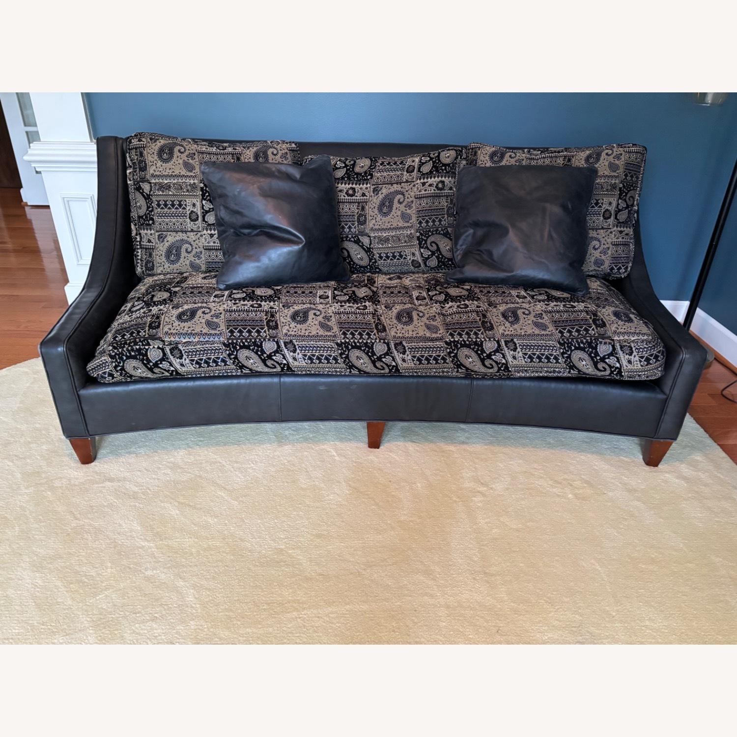 Leathercraft Leather/Fabric Sofa - image-1