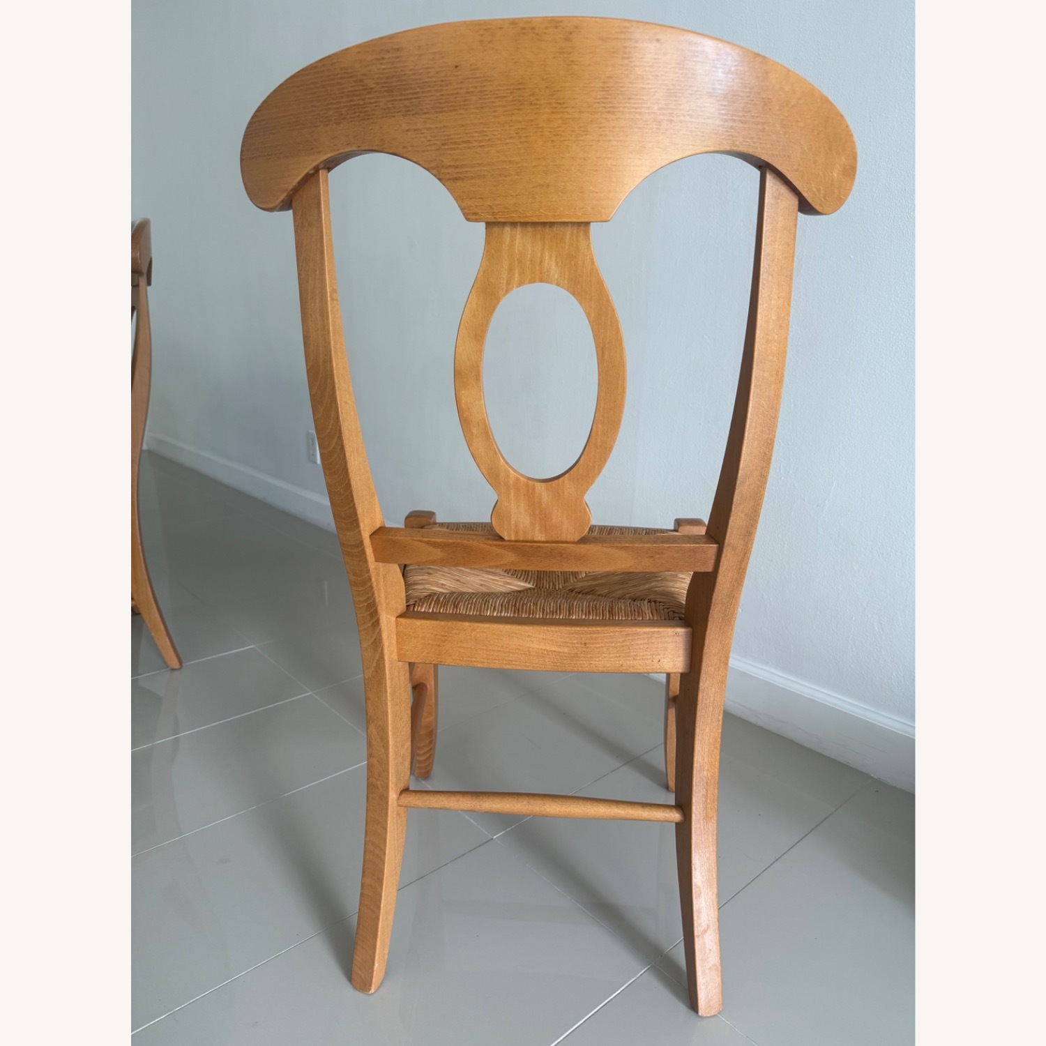 Pottery Barn Napoleon Natural Wood Dining Chair - image-4