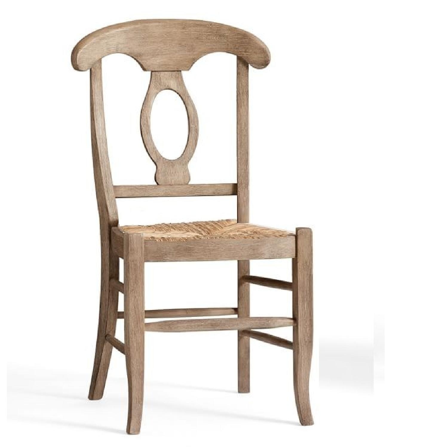 Pottery Barn Napoleon Natural Wood Dining Chair - image-5