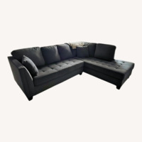 Living Spaces Couch with Chase Lounge