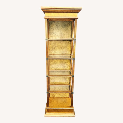 Used Antique French Style Giltwood Open Display Cabinet for sale on AptDeco