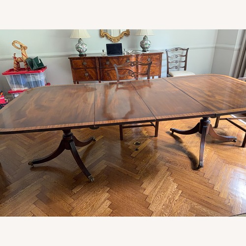 Used Vintage/Antique Finds Dark Brown Dining Table for sale on AptDeco