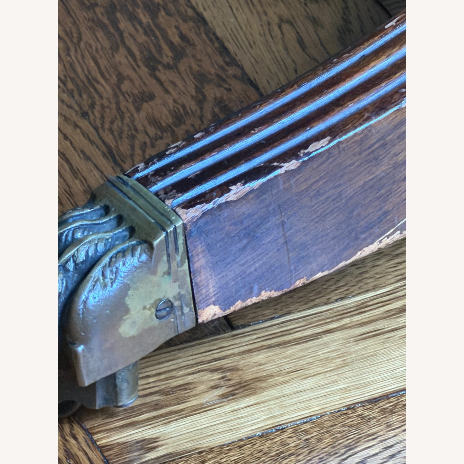 Vintage/Antique Finds Dark Brown Dining Table - image-2