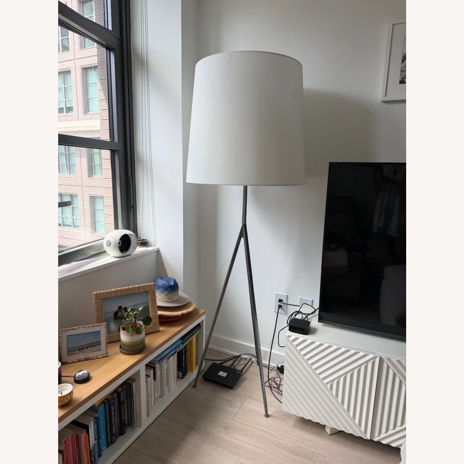 Restoration Hardware Wright Metal Floor Lamp - image-2