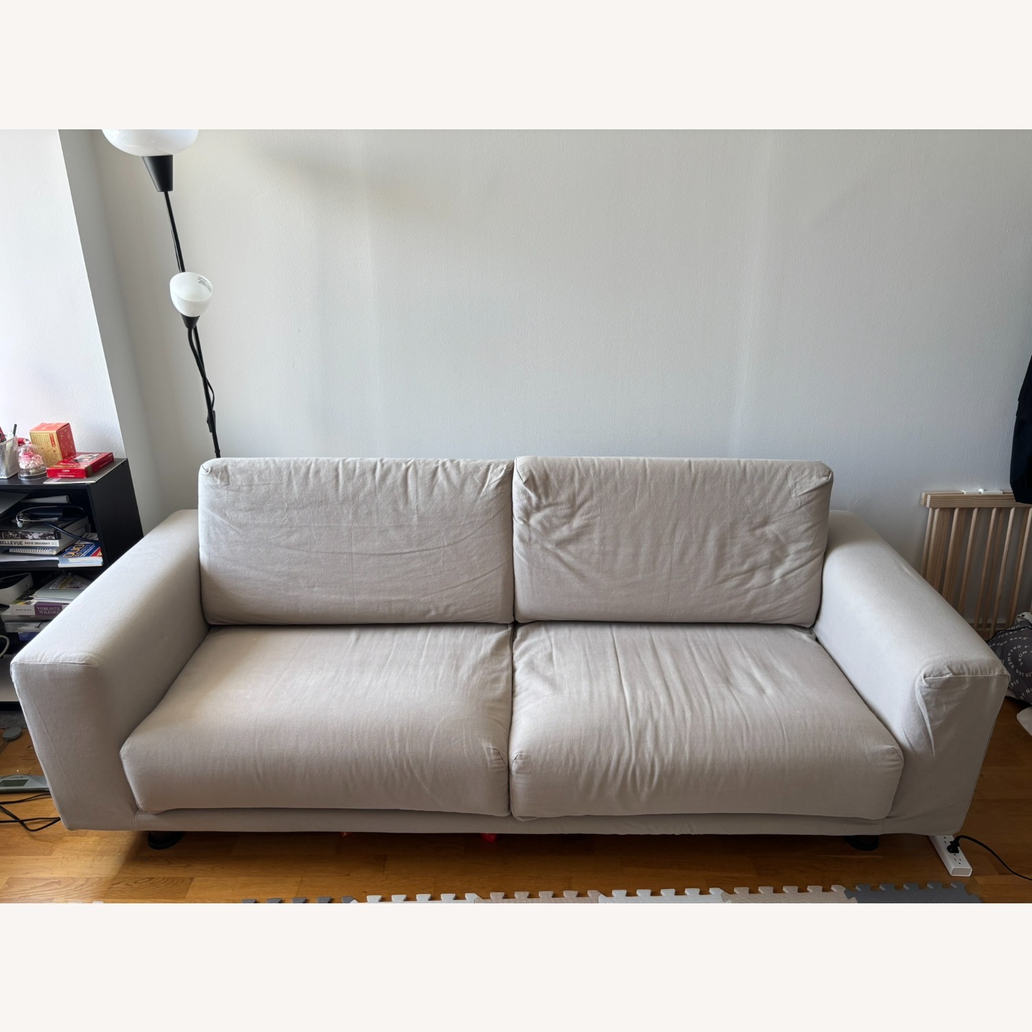 Muji Natural Fabric 3+ Seater Sofa - image-1