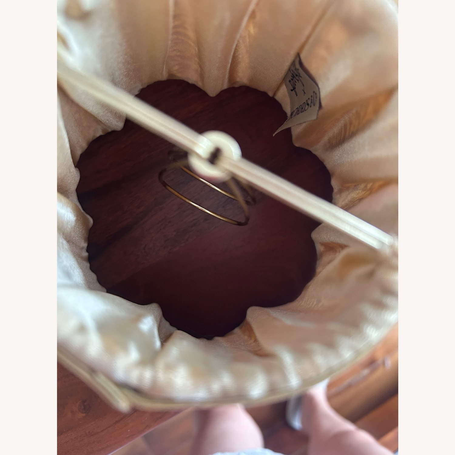 Pooky 6 inch Scalloped Empire Clip on Shade Dé - image-4