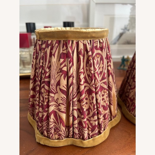 Used Pooky 6 inch Scalloped Empire Clip on Shade Dé for sale on AptDeco