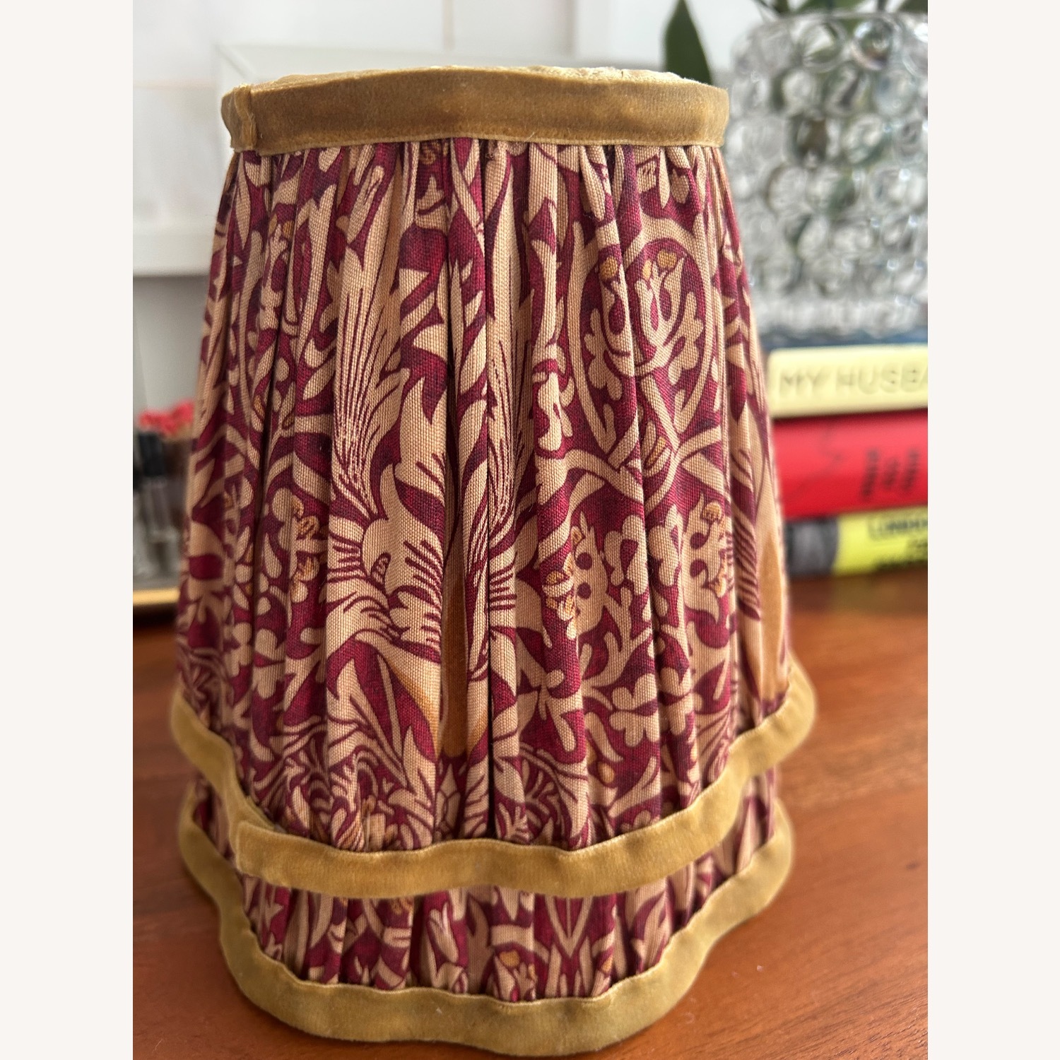 Pooky 6 inch Scalloped Empire Clip on Shade Dé - image-2