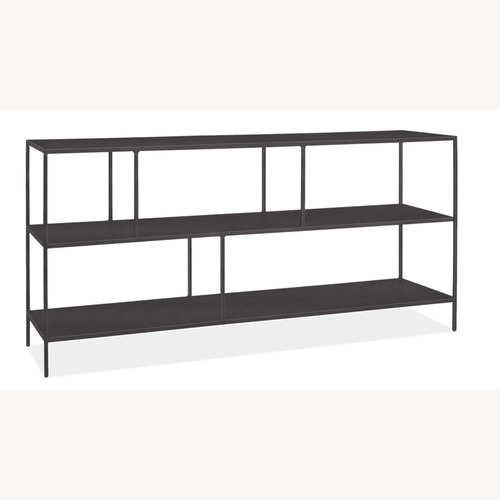 Used Room & Board Foshay Dark Gray Metal Bookcase for sale on AptDeco